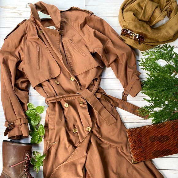 Vintage Jackets & Blazers - Jeunesse fleece lined winter trench coat